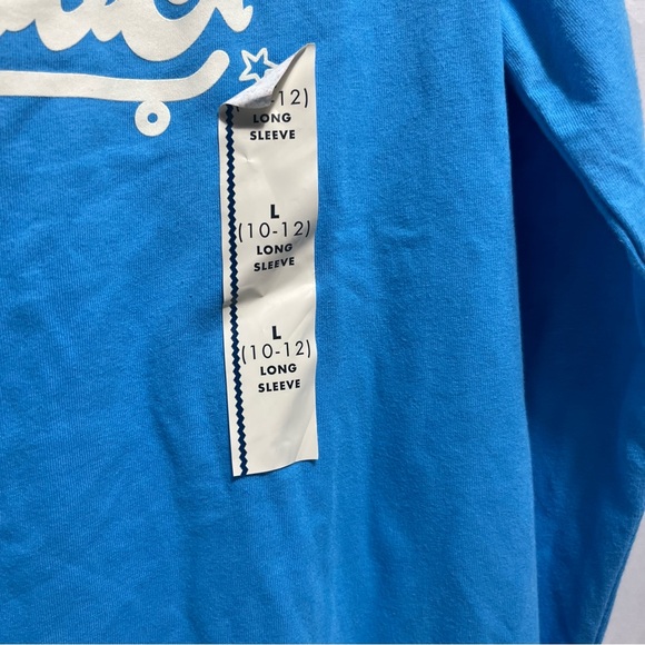 Girls' Long Sleeve Cat & Jack‚ Bright Blue Sz 10/12 NWT - Picture 5 of 7